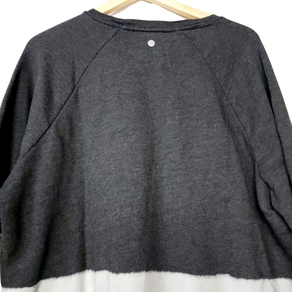 Zella Dip Dyed Sweatshirt Grey Forged Size L - Picture 5 of 10